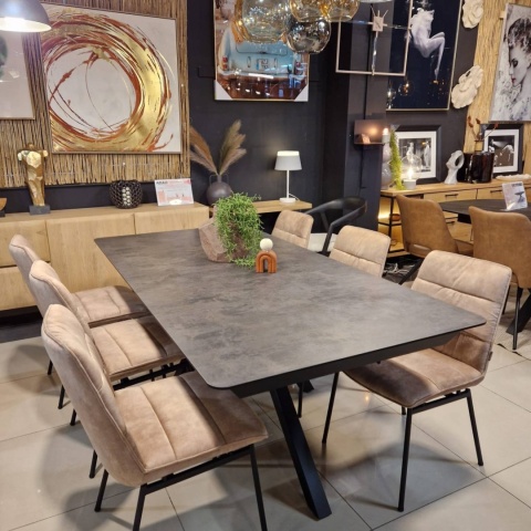 [R, od ręki] Stół Perth 200+ 80 x 100 Happy@Home