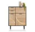 [K, defekt] Wysoka komoda H&H Avalon/ Avalox natural VINTAGE OAK