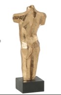 Rzeźba dekoracyjna BUSTE - złoty torse geometryczny 51 cm, COCO maison