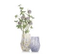 Wazon dekoracyjny LINDE 20 cm - szkło artystyczne, wzór lawendowy, COCO maison