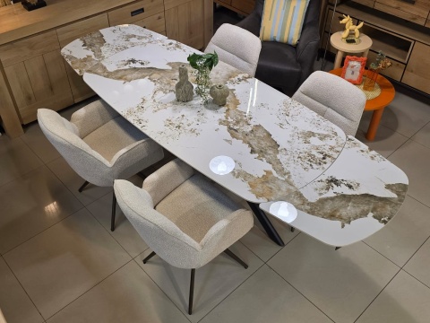 [na zamówienie] Krzesło obrotowe PIPPA - Sevilla Crème - Henders & Hazel