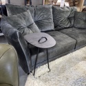 [K, defekt] Ekskluzywny Stolik pod Laptopa MASURA - XOOON | Blat HPL (Primo Laminato), Metalowy Stelaż, kolor blaru ANTRACYT