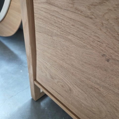 [K, defekt] Komoda / Sideboard Nystead 210 cm - Fornir Dębowy - LED -Henders & Hazel