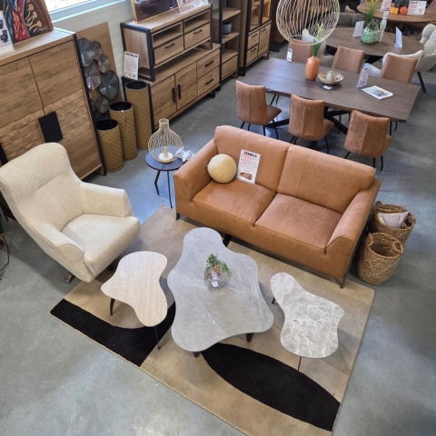 [K, od ręki] Sofa Henders& Hazel ZEMBLA 180 cm, Tkanina KIBO