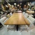 [K, od ręki] Stół dębowy MASIV kolor Klasyk 210 x 100 cm - Lity dąb 5 cm, żywica transparentna