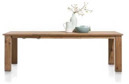 [R] Ekskluzywny Dębowy Stół Rozkładany CANOVA 200-260 cm - Kolor Railway Brown, System Motylkowy, Projekt Premium