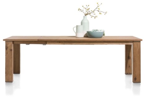 [R] Ekskluzywny Dębowy Stół Rozkładany CANOVA 200-260 cm - Kolor Railway Brown, System Motylkowy, Projekt Premium