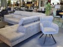 [wybór tapicerki] Sofa Narożna TALISMAN 280 cm (Prawostronna) | Regulowane Zagłówki, Sprężyny Kieszeniowe + Pianka Memory