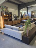 [wybór tapicerki] Sofa Narożna TALISMAN 280 cm (Prawostronna) | Regulowane Zagłówki, Sprężyny Kieszeniowe + Pianka Memory
