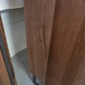 [K, defekt] Wysoka komoda Trapani 120 cm - Wędzony Fornir Mango, LED | Industrial