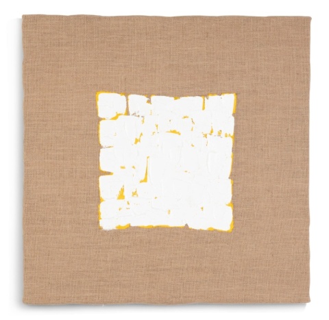 Strukturalny Obraz Ścienny 3D FINN 70x70 cm – Bezramowa Dekoracja na Płótnie Jutowym, Projekt Coco Maison