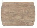 [na zamówienie] Rozkładany Stół Jadalniany PAVALON 140-190 cm - Blat HPL Primo Laminato Barnwood - Centralna Noga Designerska