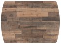 [na zamówienie] Rozkładany Stół Jadalniany PAVALON 140-190 cm - Blat HPL Primo Laminato Driftwood - Centralna Noga Designerska
