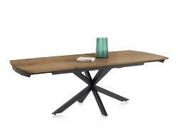 [na zamówienie] Rozkładany Stół Jadalniany PAVALON 140-190 cm - Blat HPL Primo Laminato Natural - Centralna Noga Designerska