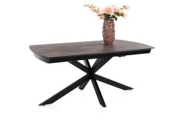 [na zamówienie] Rozkładany Stół Jadalniany PAVALON 170-230 cm - Blat HPL Primo Laminato Roest (Rdza) - Centralna Noga