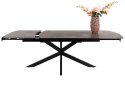 [na zamówienie] Rozkładany Stół Jadalniany PAVALON 170-230 cm - Blat HPL Primo Laminato Roest (Rdza) - Centralna Noga
