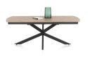 [na zamówienie] Rozkładany Stół Jadalniany PAVALON 200-278 cm - Blat HPL Primo Laminato Barnwood - Centralna Noga Designerska