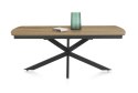 [na zamówienie] Rozkładany Stół Jadalniany PAVALON 200-278 cm - Blat HPL Primo Laminato Natural - Centralna Noga Designerska