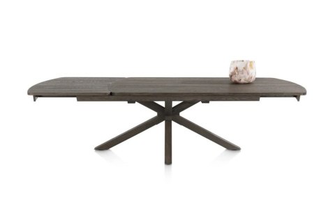 [na zamówienie] Stół rozkładany Henders & Hazel Nyon 200-280x100 cm, fornir dębowy, kolor Bazalt