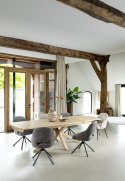 [na zamówienie] Stół rozkładany NYON Henders & Hazel 200-280x100 cm, fornir dębowy, kolor Natural Sand