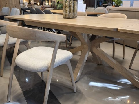 [na zamówienie] Stół rozkładany NYON Henders & Hazel 200-280x100 cm, fornir dębowy, kolor Natural Sand