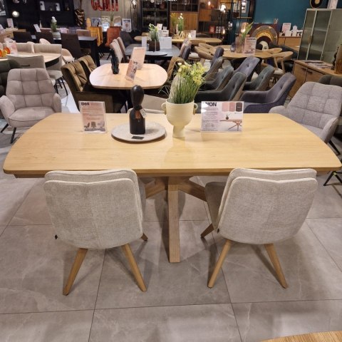 [na zamówienie] Stół rozkładany NYON Henders & Hazel 200-280x100 cm, fornir dębowy, kolor Natural Sand