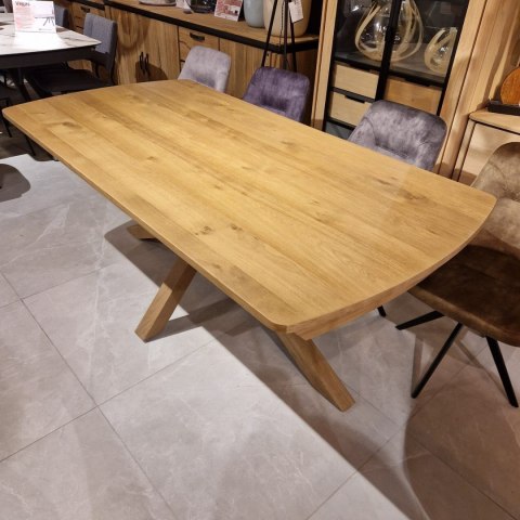 [na zamówienie] Stół rozkładany NYON Henders& Hazel 200+80 x 100 cm, fornir dębowy, kolor Dune Oak/Dąb Wydmowy