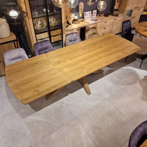 [na zamówienie] Stół rozkładany NYON Henders& Hazel 200+80 x 100 cm, fornir dębowy, kolor Dune Oak/Dąb Wydmowy