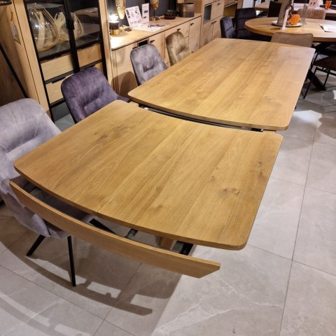 [na zamówienie] Stół rozkładany NYON Henders& Hazel 200+80 x 100 cm, fornir dębowy, kolor Dune Oak/Dąb Wydmowy