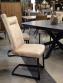 [od ręki] Rozkładany Stół Jadalniany PAVALON 170-230 cm - Blat HPL Primo Laminato Antracyt - Centralna Noga Designerska
