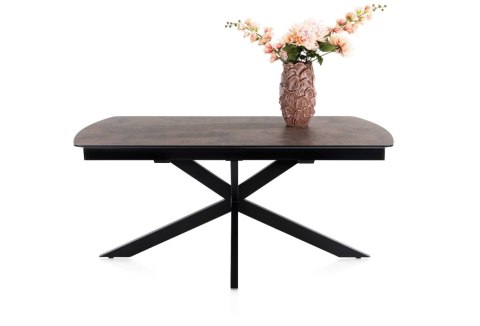 [od ręki] Rozkładany Stół Jadalniany PAVALON 170-230 cm - Blat HPL Primo Laminato Roest (Rdza) - Centralna Noga