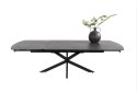 [od ręki] Rozkładany Stół Jadalniany PAVALON 200-278 cm - Blat HPL Primo Laminato Antracyt - Centralna Noga Designerska