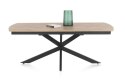 [od ręki] Rozkładany Stół Jadalniany PAVALON 200-278 cm - Blat HPL Primo Laminato Barnwood - Centralna Noga Designerska