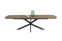 [od ręki] Rozkładany Stół Jadalniany PAVALON 200-278 cm - Blat HPL Primo Laminato Natural - Centralna Noga Designerska