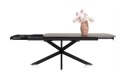 [od ręki] Rozkładany Stół Jadalniany PAVALON 200-278 cm - Blat HPL Primo Laminato Roest (Rdza) - Centralna Noga Designerska