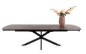[od ręki] Rozkładany Stół Jadalniany PAVALON 200-278 cm - Blat HPL Primo Laminato Roest (Rdza) - Centralna Noga Designerska