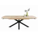 [od ręki] Stół Rozkładany NYON 170-230 cm - Natural Sand / Metalowy Pająk