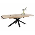 [od ręki] Stół Rozkładany NYON 170-230 cm - Natural Sand / Metalowy Pająk