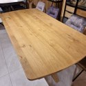 [od ręki] Stół rozkładany NYON Henders& Hazel 200+80 x 100 cm, fornir dębowy, kolor Dune Oak/Dąb Wydmowy