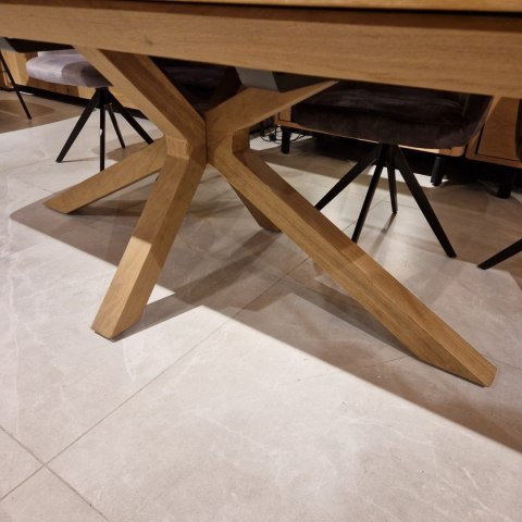 [od ręki] Stół rozkładany NYON Henders& Hazel 200+80 x 100 cm, fornir dębowy, kolor Dune Oak/Dąb Wydmowy