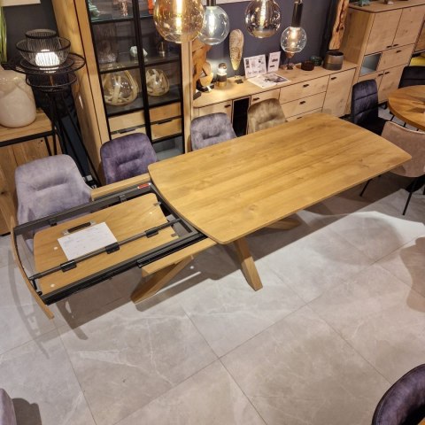 [od ręki] Stół rozkładany NYON Henders& Hazel 200+80 x 100 cm, fornir dębowy, kolor Dune Oak/Dąb Wydmowy