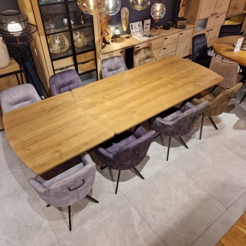[od ręki] Stół rozkładany NYON Henders& Hazel 200+80 x 100 cm, fornir dębowy, kolor Dune Oak/Dąb Wydmowy