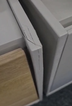 (T, defekt) Szafka RTV Xooon Niora 170 cm