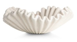 [defek] Designerska Misa Dekoracyjna BELLA Ø 51 cm - Kolor Cremefarben / Sand (Piaskowy Krem z Nakrapianą Strukturą)
