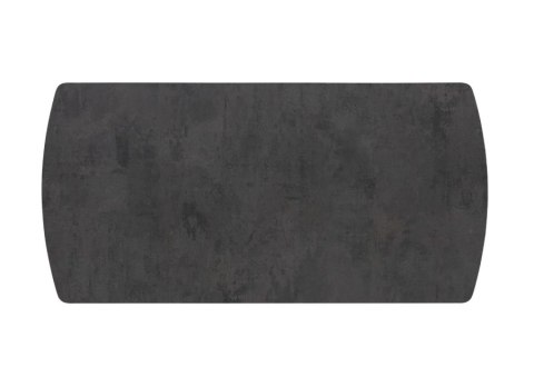 [defekt, od ręki] Rozkładany Stół Jadalniany PAVALON 200-278 cm - Blat HPL Primo Laminato Antracyt - Centralna Noga Designerska