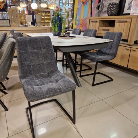 [od ręki] Krzesło Henders& Hazel Kate tapicerka Livigno Antracyt (PRABAT20%)
