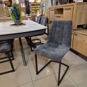 [od ręki] Krzesło Henders& Hazel Kate tapicerka Livigno Antracyt (PRABAT20%)
