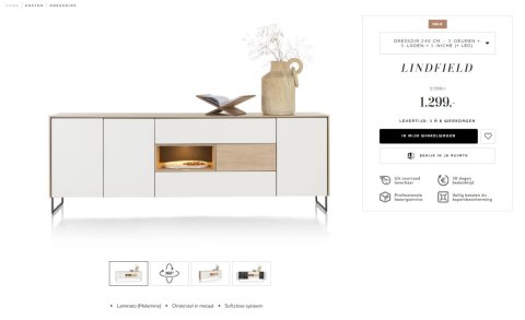 Komoda 240 cm Xooon Lindfield