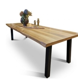 Stół Jadalniany ORGANIC 200 cm – Lity Dąb 4 cm – Wykończenie Olejowosk Mat – Nogi Klasyczne / Pająk