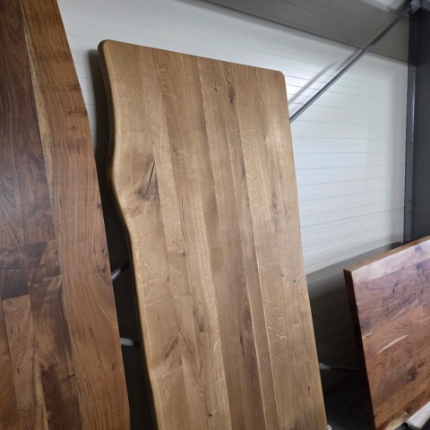 Stół Jadalniany ORGANIC 200 cm – Lity Dąb 4 cm – Wykończenie Olejowosk Mat – Nogi Klasyczne / Pająk